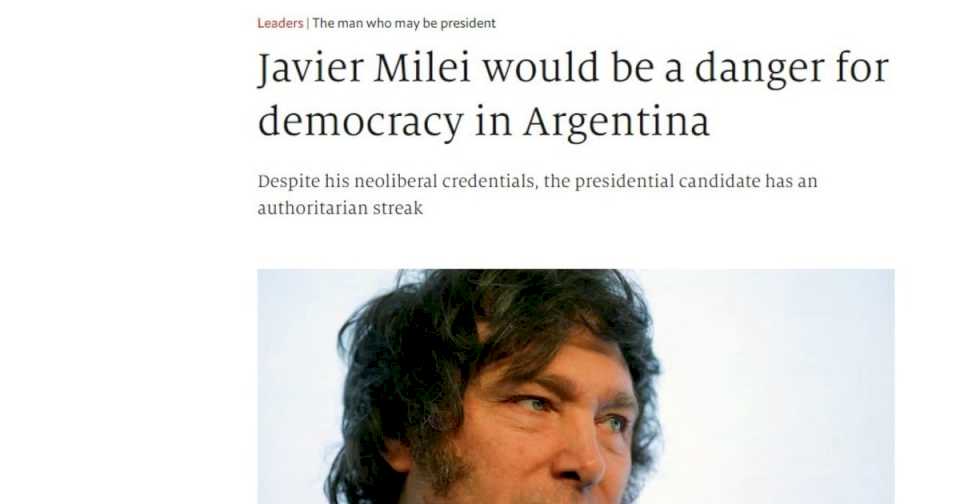 the-economist-cargo-duro-contra-javier-milei:-dijo-que-es-«autoritario»-y-un-«riesgo-para-la-democracia»