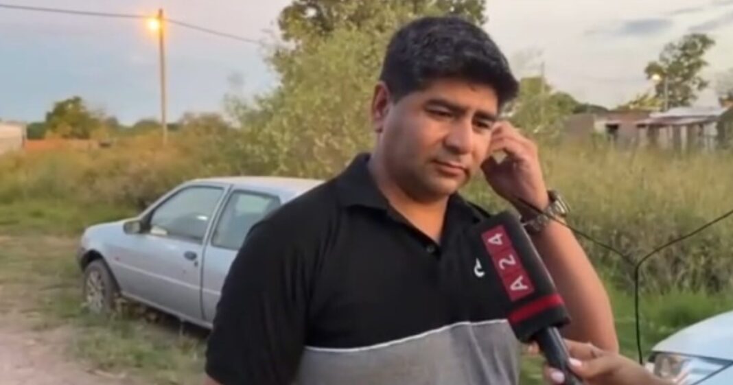 Fabio Barreto, empleado de la escuela Mariano Moreno de San Cristóbal, relata los hechos.