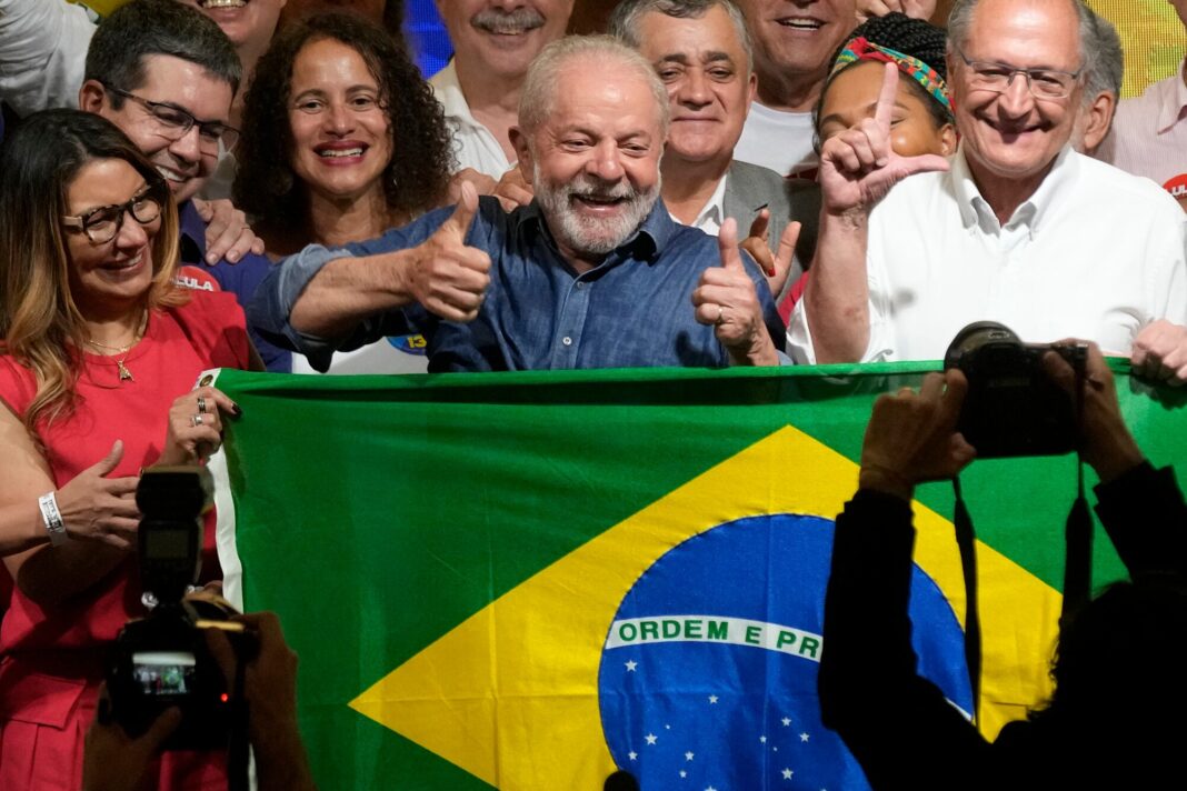 Los presidentes Luiz Inácio Lula da Silva y Geraldo Alckmin durante un acto oficial en Brasilia.