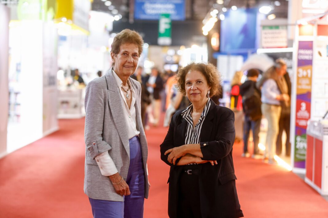 Gloria Rodrigué y Trini Vergara en la Feria del Libro de Buenos Aires