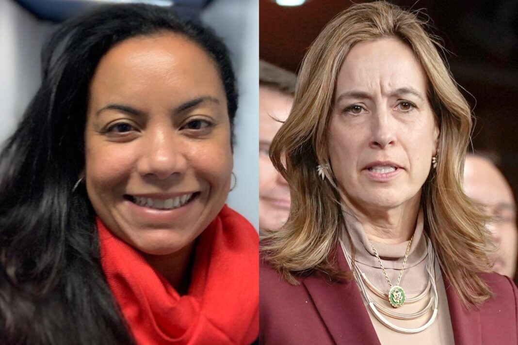 Retrato de Analilia Mejía, candidata al Congreso por Nueva Jersey