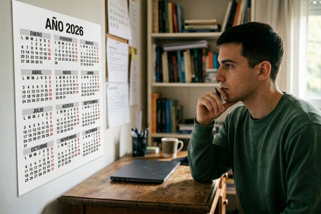 Calendario de mayo 2026 con feriados del Día del Trabajador y Revolución de Mayo destacados