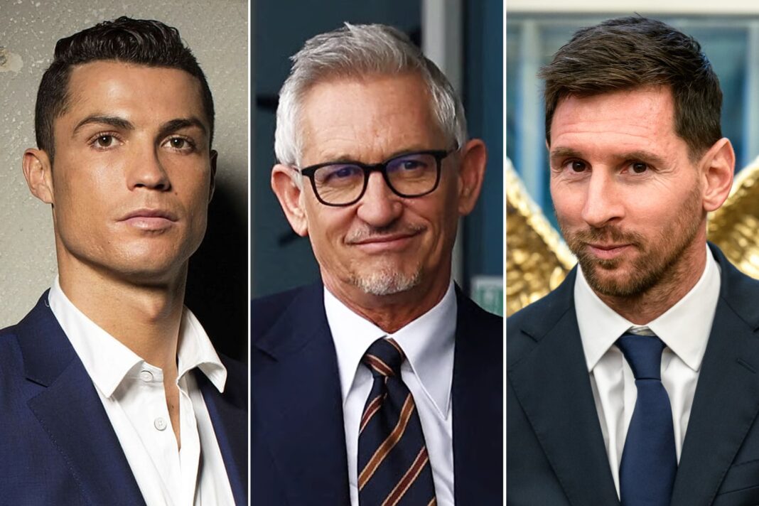 Gary Lineker durante una entrevista o emisión de podcast.