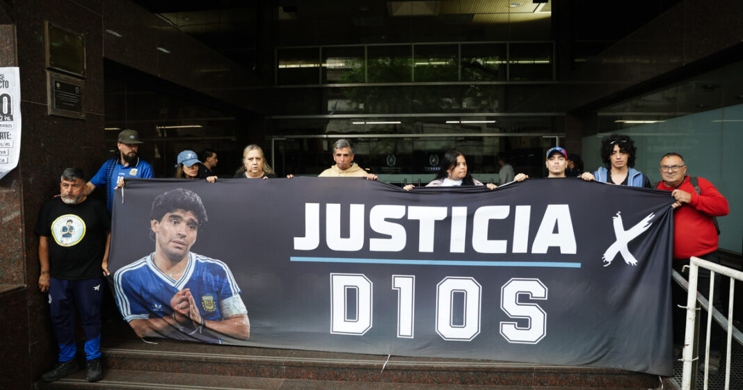 Tribunal Oral en lo Criminal N° 7 donde se desarrolla el juicio por la muerte de Diego Maradona.