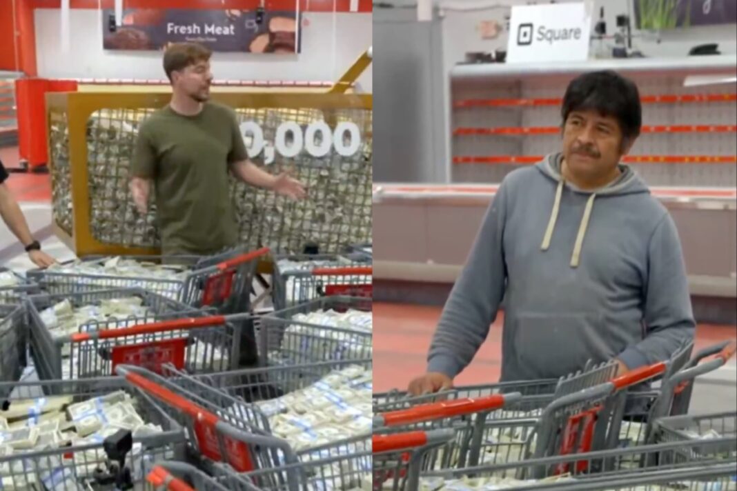 Youtuber MrBeast presenta desafío en supermercado con premio millonario