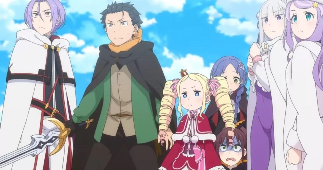 Imagen promocional o key visual de la cuarta temporada del anime Re:ZERO -Starting Life in Another World-