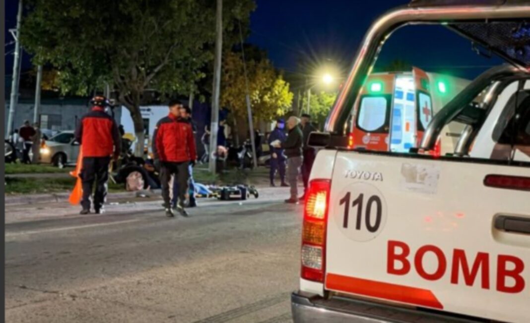 Escena del crimen en Santa Lucía, Corrientes