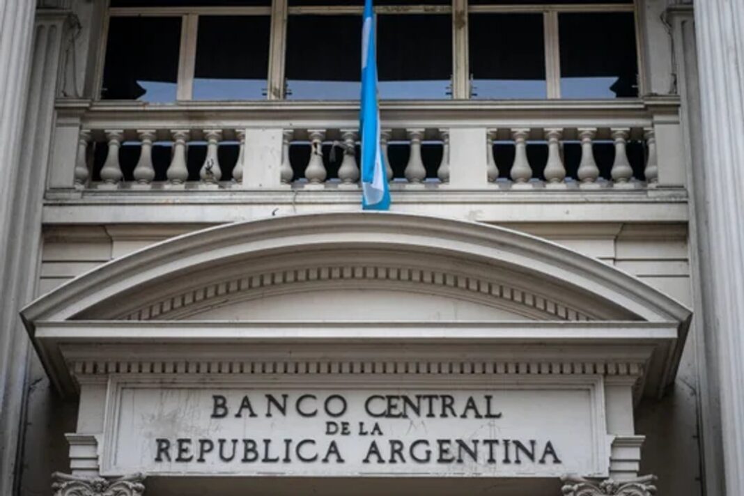Edificio del Banco Central de la República Argentina en Buenos Aires