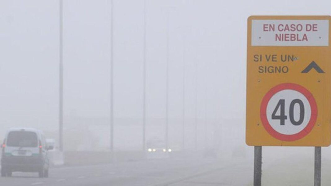 Niebla en la Ciudad de Buenos Aires durante la mañana