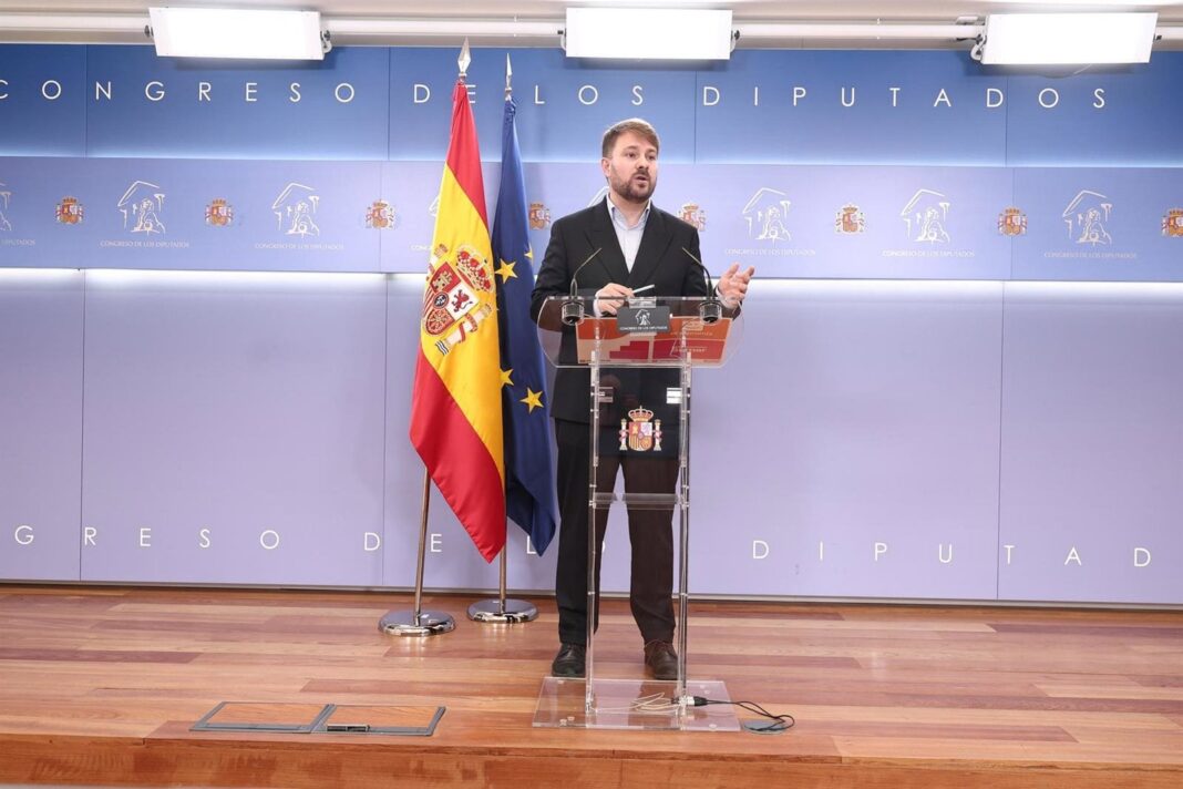 Alberto Ibáñez, diputado de Compromís, en el Congreso