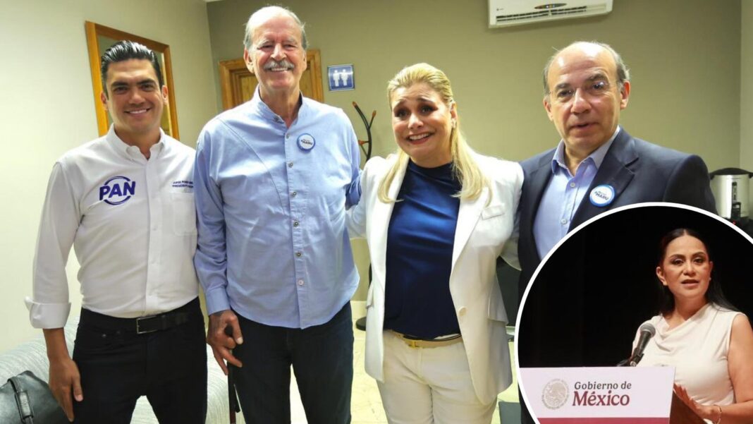 Dirigentes de Morena en evento político