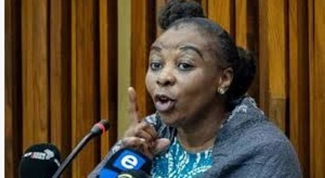 Fotografía de Nomia Rosemary Ndlovu, ex sargento de la policía sudafricana