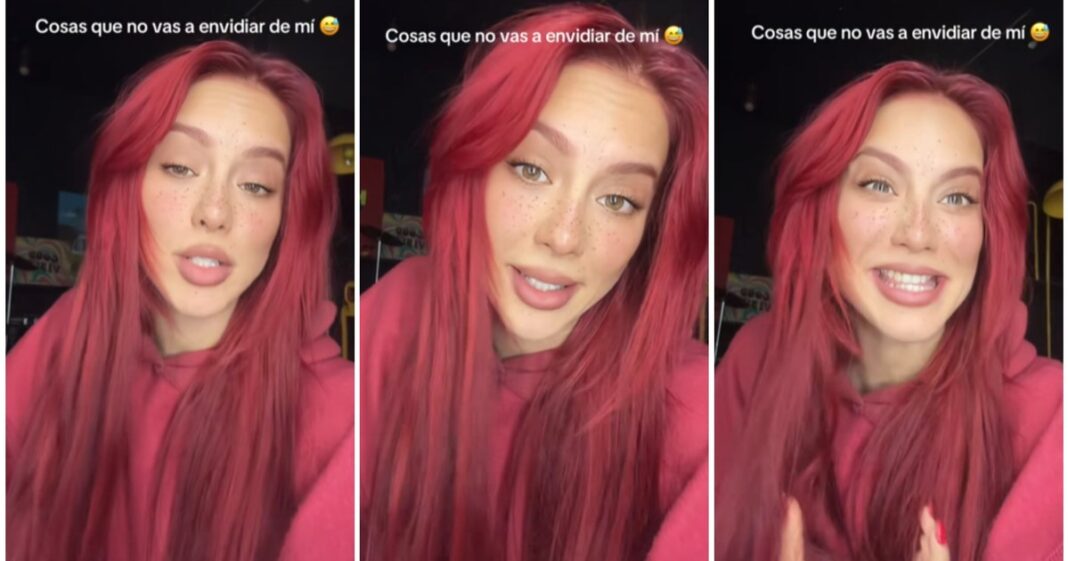 Flor Vigna sonriente en el ring de boxeo