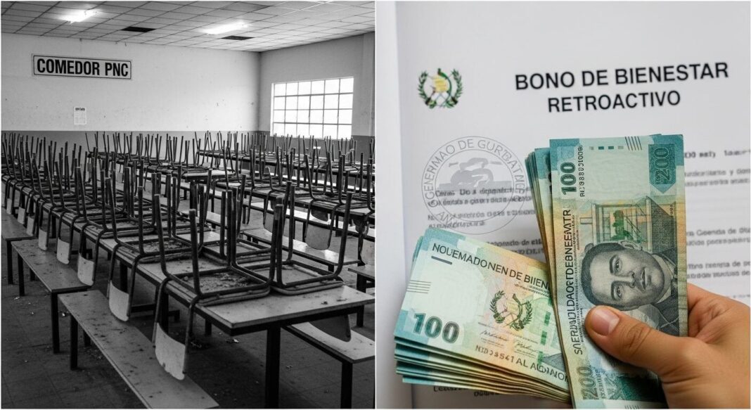 Ministro de Gobernación Marco Villeda anunciando cambios en prestaciones de la PNC