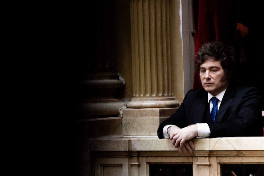 Presidente Javier Milei en la Casa Rosada