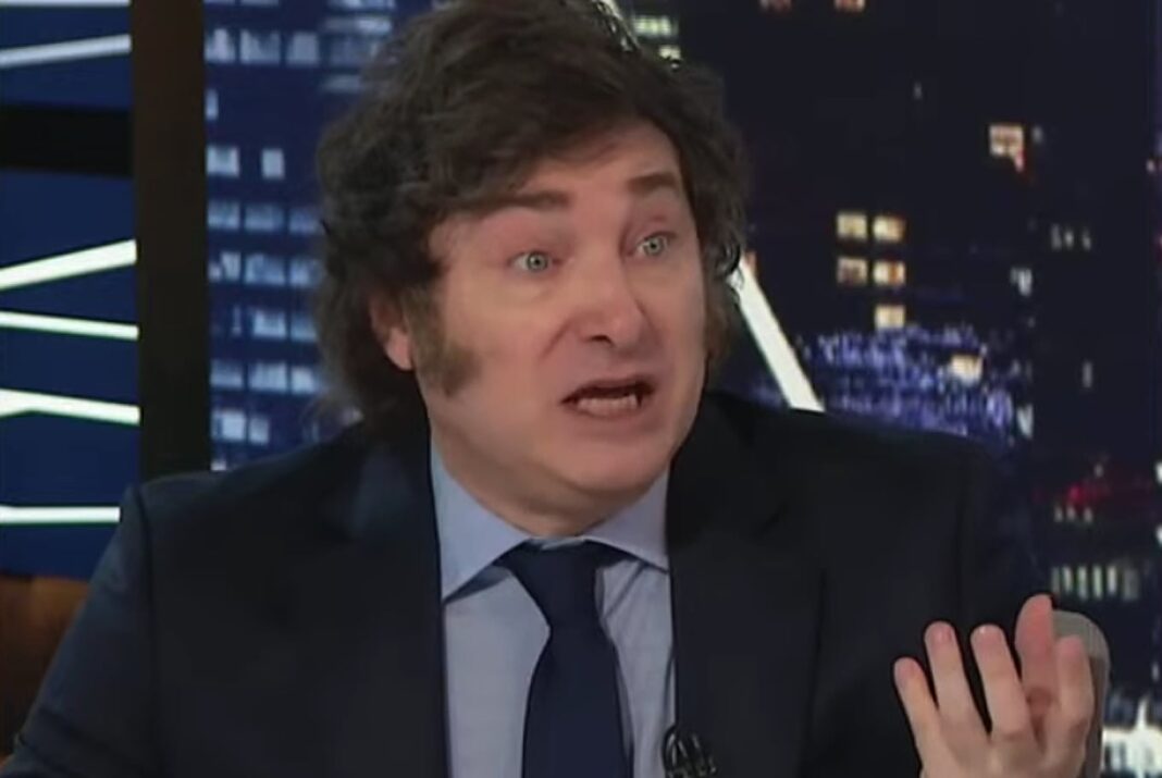 Javier Milei en entrevista con LN+ defendiendo a Manuel Adorni