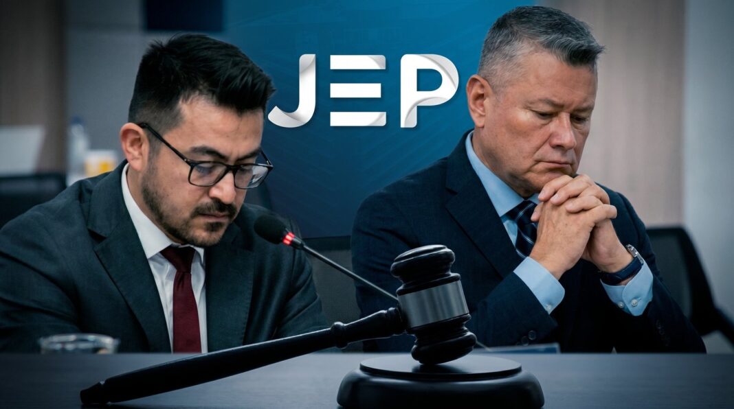 Audiencia de la JEP en Bogotá contra el coronel (r) David Guzmán Ramírez