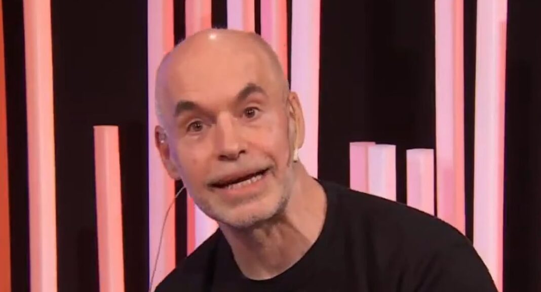 Horacio Rodríguez Larreta y Fernando de Andreis en un fotomontaje representando la interna del PRO