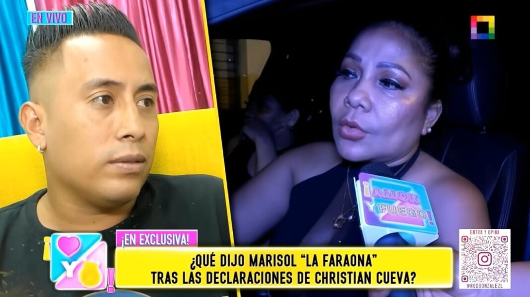 Marisol sonriendo durante entrevista en programa de espectáculos