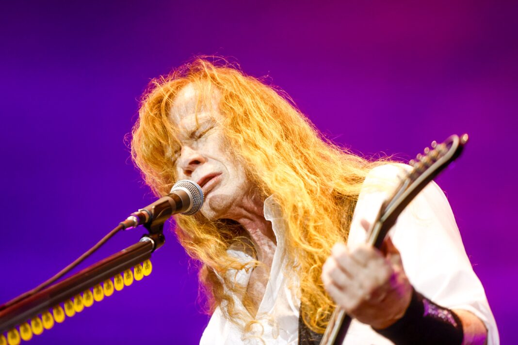 Megadeth tocando en Tecnópolis, show sin aires de despedida