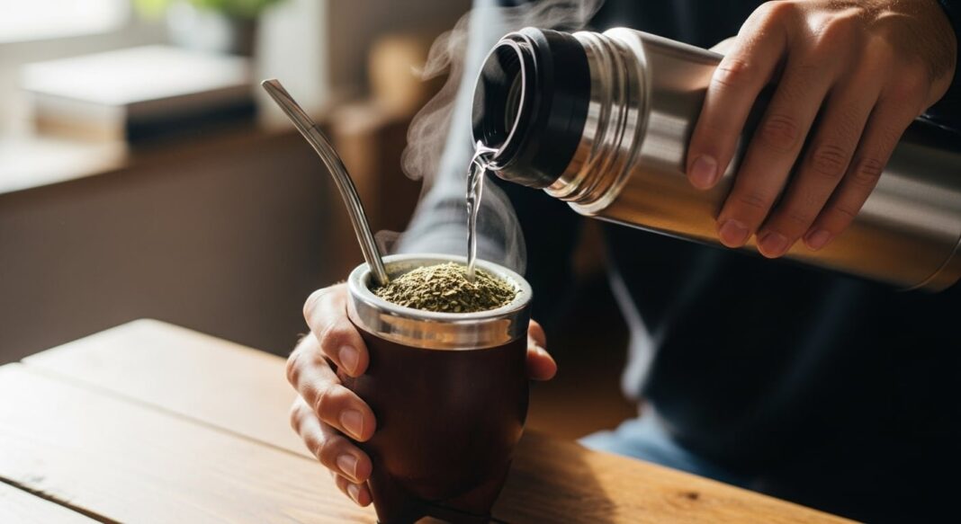 Campo de yerba mate en Misiones
