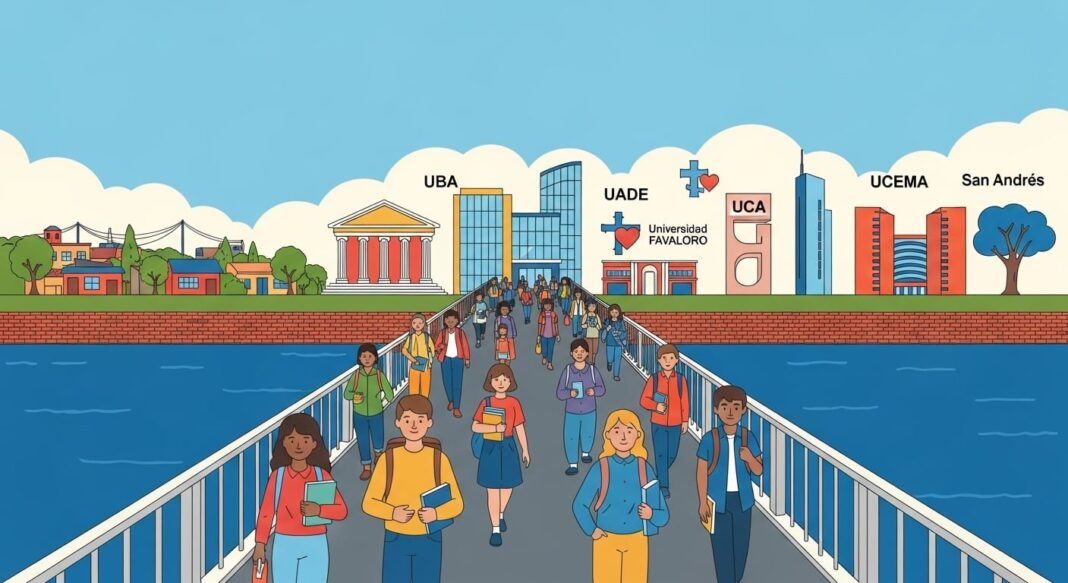 Estudiantes universitarios en un aula