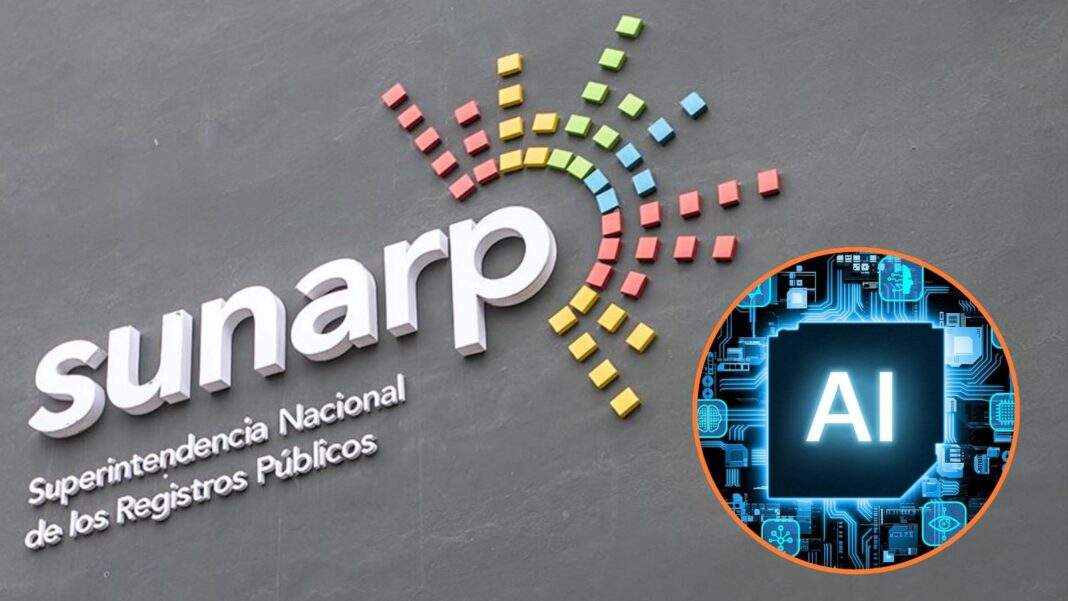 Captura de pantalla de la plataforma IA Julio de Sunarp