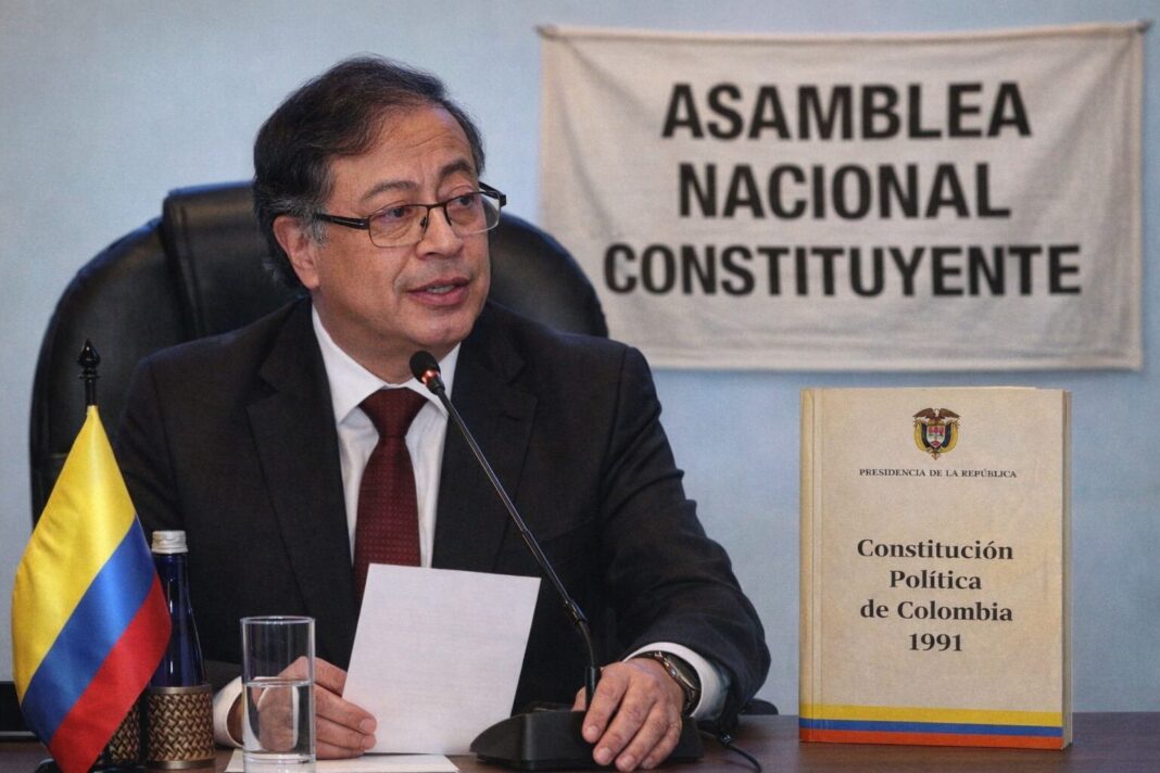 Gustavo Petro en conferencia de prensa
